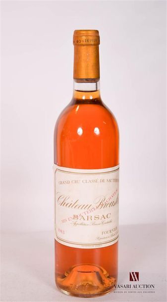 null 1 BottleChâteau BROUSTETBarsac GCC1983And
 withered and stained. N: mid-nec...