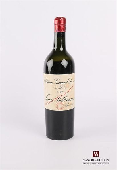 null 1 bouteille Château GRUAUD LAROSE	St Julien GCC	1928
	MDC. Tampon de Nicolas....