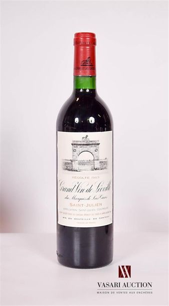 null 1 bouteille	Château LÉOVILLE LAS CASES	St Julien GCC	1983
	Et. excellente. N...
