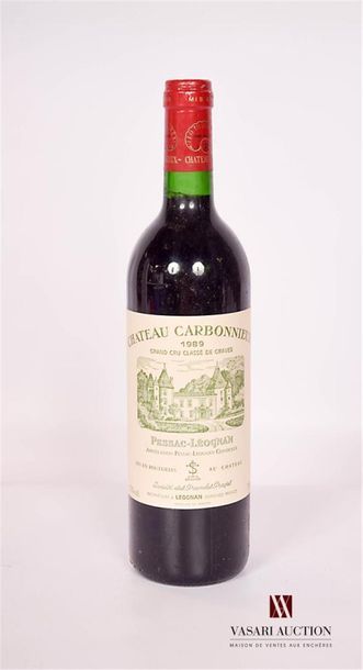 null 1 bouteille	Château CARBONNIEUX	Graves GCC	1989
	Et. impeccables. N : bas g...