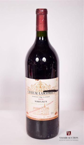 null 1 MagnumChâteau LASCOMBESMargaux GCC1979And
 a little stained (1 tear). N: ...