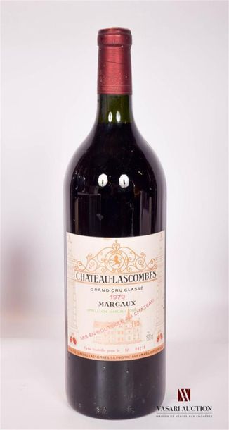 null 1 Magnum	Château LASCOMBES	Margaux GCC	1979
	Et. un peu tachée. N : mi/bas ...