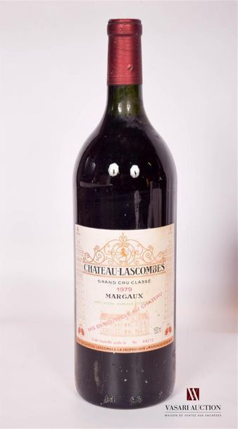null 1 MagnumChâteau LASCOMBESMargaux GCC1979And
 a little stained. N: mid-neck....