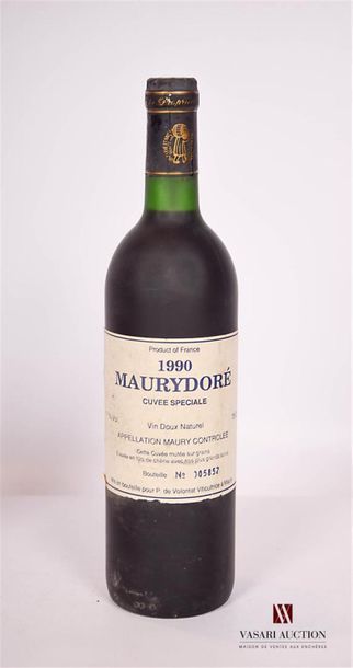 null 1 bouteille	VDN MAURYDORÉ "Cuvée Spéciale" mise P. de Volontat Vit.		1990
	17°....