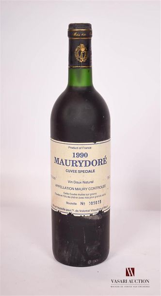 null 1 bottle of VDN MAURYDORÉ "Cuvée Spéciale" put P. de Volontat Vit.199017°. And....