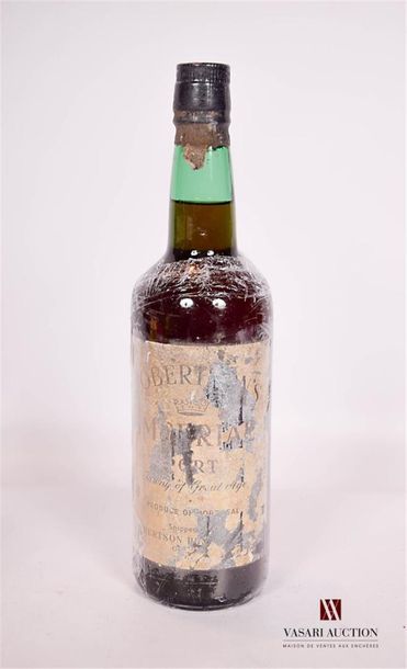 null 1 bottlePorto "Imperial" ROBERTSON'S
 "Tawny of Great Age" bottle. Without indication...