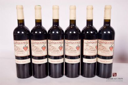 null 6 bouteilles	CORBIÈRES "Grande Cuvée" mise Castelmaure nég.		1999
	Et. un peu...