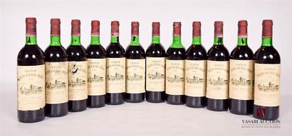 null 12 bottlesChâteau PETIT-FAURIE-QUETSt Emilion1985And
: 10 stained, 2 more stained...