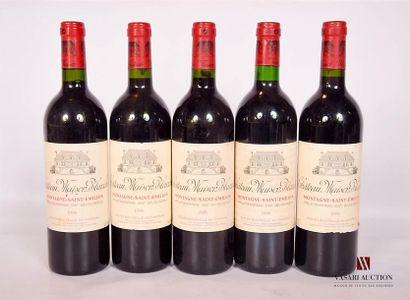 null 5 bottlesChâteau MAISON BLANCHEMontacgne St Emilion1996And
: 4 a little stained...