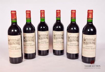 null 6 bouteilles	Château CAP SAINT MARTIN	1ères Côtes de Blaye	1993
	Et.: 4 excellentes,...