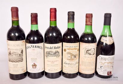 null Lot de 6 bouteilles de vins d'Espagne comprenant :		
1 bouteille	CASTALLA Vin...