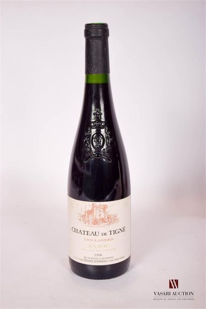 null 1 bottle of Les Landes red ANJOU put Château de Tigné (Gérard Depardieu)1998And
...