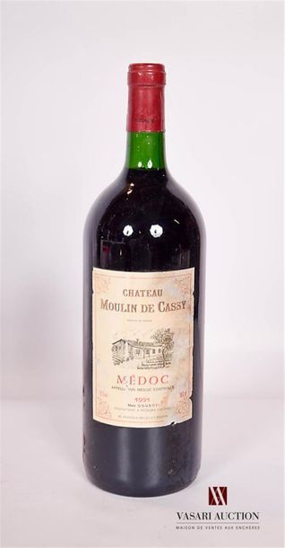 null 1 Magnum	Château MOULIN DE CASSY	Médoc	1991
	Et. fanée, tachée et usée. N :...