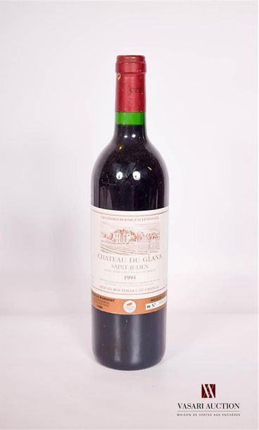 null 1 bouteille Château DU GLANA	St Julien	1994
	Et. excellente hormis un léger...