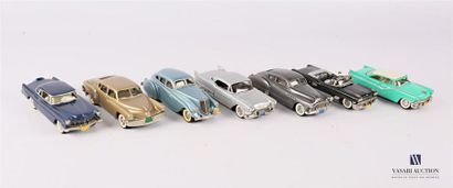 null BROOKLIN MODELS (GB)
Lot de sept véhicules - échelle 1/43 - Lincoln Continental...