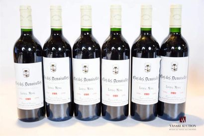 null 6 bouteilles	CLOS DES DEMOISELLES	Listrac	1996
	Et.: 5 impeccables, 1 froissée....