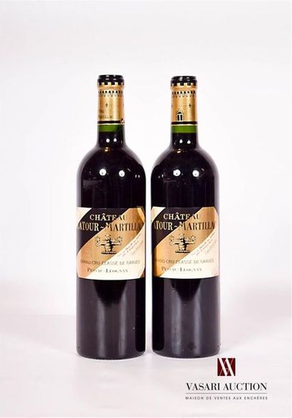 null 2 bouteilles	Château LATOUR MARTILLAC	Graves CC	2011
	Et. à peine tachées. N...