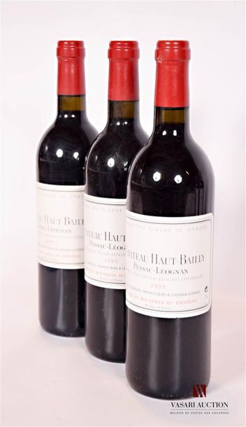 null 3 bouteilles	Château HAUT BAILLY	Graves GCC	1995
	Et.: 1 excellente, 2 un peu...