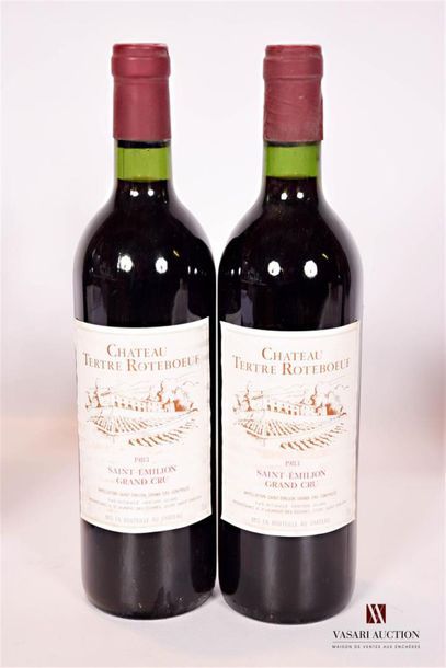 2 bouteilles	Château TERTRE ROTEBOEUF	St...