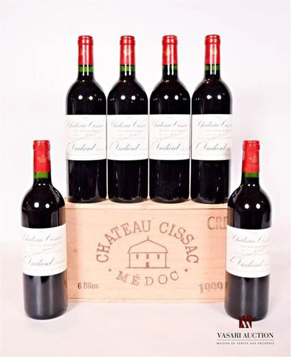 6 bouteilles	Château CISSAC	Haut Médoc CB	1999...