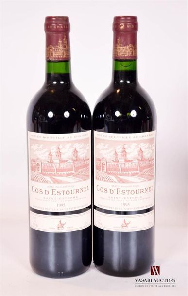 null 2 bouteilles	Château COS D'ESTOURNEL	St Estèphe GCC	1995
	Et. impeccables. N...
