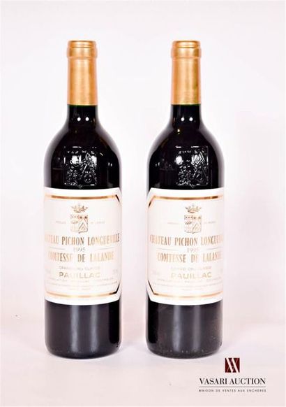 null 2 bouteilles	Château PICHON LALANDE	Pauillac GCC	1995
	Présentation et niveau,...