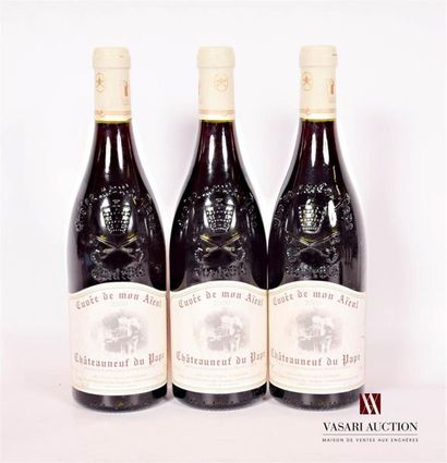 null 3 bouteilles	CHÂTEAUNEUF DU PAPE "Cuvée de mon Aïeul" mise Pierre Usseglio et...