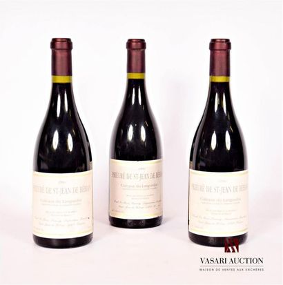 null 3 bouteilles	CÔTEAUX DU LANGUEDOC "Prieuré de St Jean De Bébian"		1995
	mise...