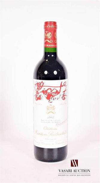 null 1 bouteille	Château MOUTON ROTHSCHILD	Pauillac 1er GCC	1995
	Et. de Antoni Tapies,...