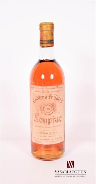 null 1 bouteille	Château LE TAREY	Loupiac	1966
	Et. fanée et tachée mais parfaitement...