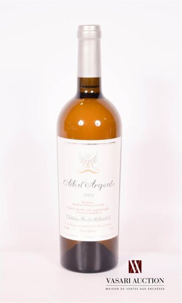 null 1 bouteille	AILE D'ARGENT	Bordeaux blanc	2008
	Et. légèrement tachée. N : mi/bas...