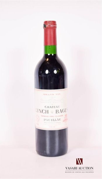 null 1 bouteille	Château LYNCH BAGES	Pauillac GCC	1990
	Et. très légèrement tachée...