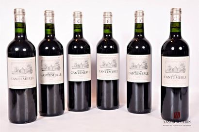 null 6 bouteilles	Château CANTEMERLE	Haut Médoc GCC	2010
	Présentation et niveau,...