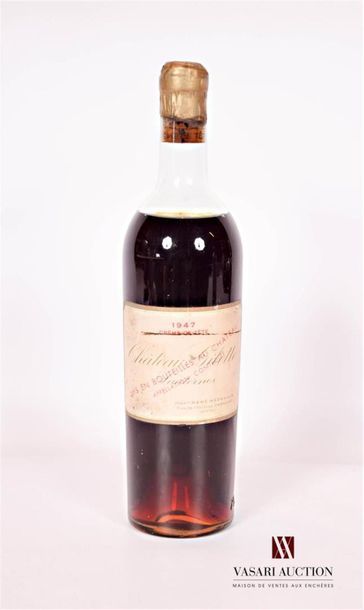 null 1 bouteille	Château GILETTE	Sauternes	1947
	Crème de Tête. Et. fanée et tachée....