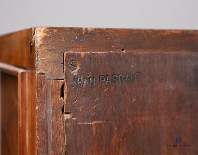 null PASCAUD Jean (1903-1996) A
large row with a curved veneer body decorated with...