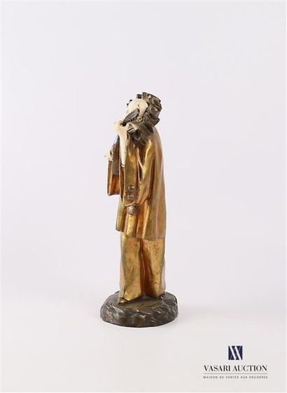 null GAZAN Joseph & CHIPARUS Demeter (XXème siècle)
La Sérénade de Pierrot 
Bronze...