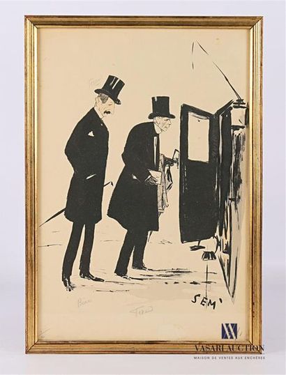 null SEM' (1863-1934) d'après
Ferand - Bino - Teraind
Lithographie sur papier
Signée...