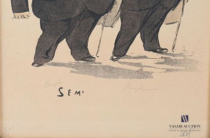 null SEM' (1863-1934) d'après
Bergel et Bergel 
Lithographie sur papier
Signée en...