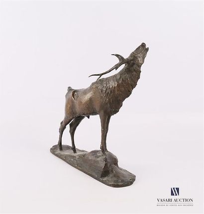 null BITTER Ary (1883-1973) Deer

slab Lost wax - bronze with brown patina
Signed...