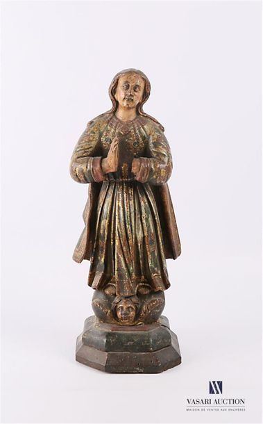 null French school of the 18th century
Marie Madeleine in prayer
Wood carved polychrome...