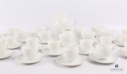 null GLOBUS - ALLEMAGNE
Service à thé et à café en porcelaine blanche comprenant...