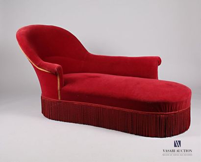 null Meridian in red velvet trim, the hot air balloon backrest ending in a small...