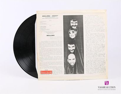 null BOULIMIE - Digest
1 Disque 33T sous pochette cartonnée
Label : POLYDOR 658 045...