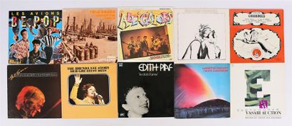 null Lot de dix vinyles :
- Les avions Be Pop - 1 disque 45T - disque en bon état...