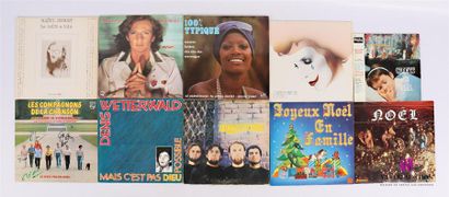 null Lot de dix vinyles :
- Raoul Duguay La bittt à Tibi - 1 disque 33T - disque...