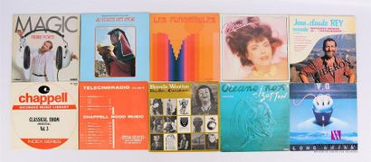 null Lot de dix vinyles :
- Pierre Porte Magic - 1 disque 33T - disque en bon état...