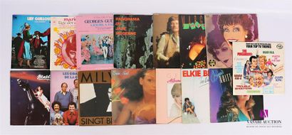 null Lot de quinze vinyles :
- Lily Guilloux & son orchestre - 1 disque 33T - disque...