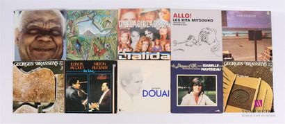 null Lot de dix vinyles :
- Sidney Bechet L'histoire de Sidney Bechet - 2 disques...