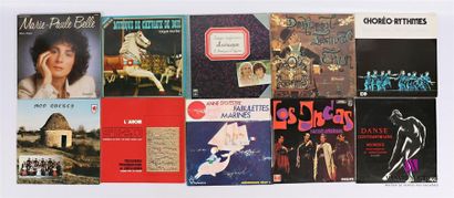 null Lot de dix vinyles :
- Marie-Paule Belle Album 2 Disques - 2 disques 33T - disques...