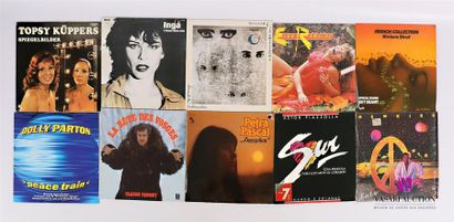 null Lot de dix vinyles :
- Topsy Kuppers Spiegelbilder - 1 disque 33T - disque en...